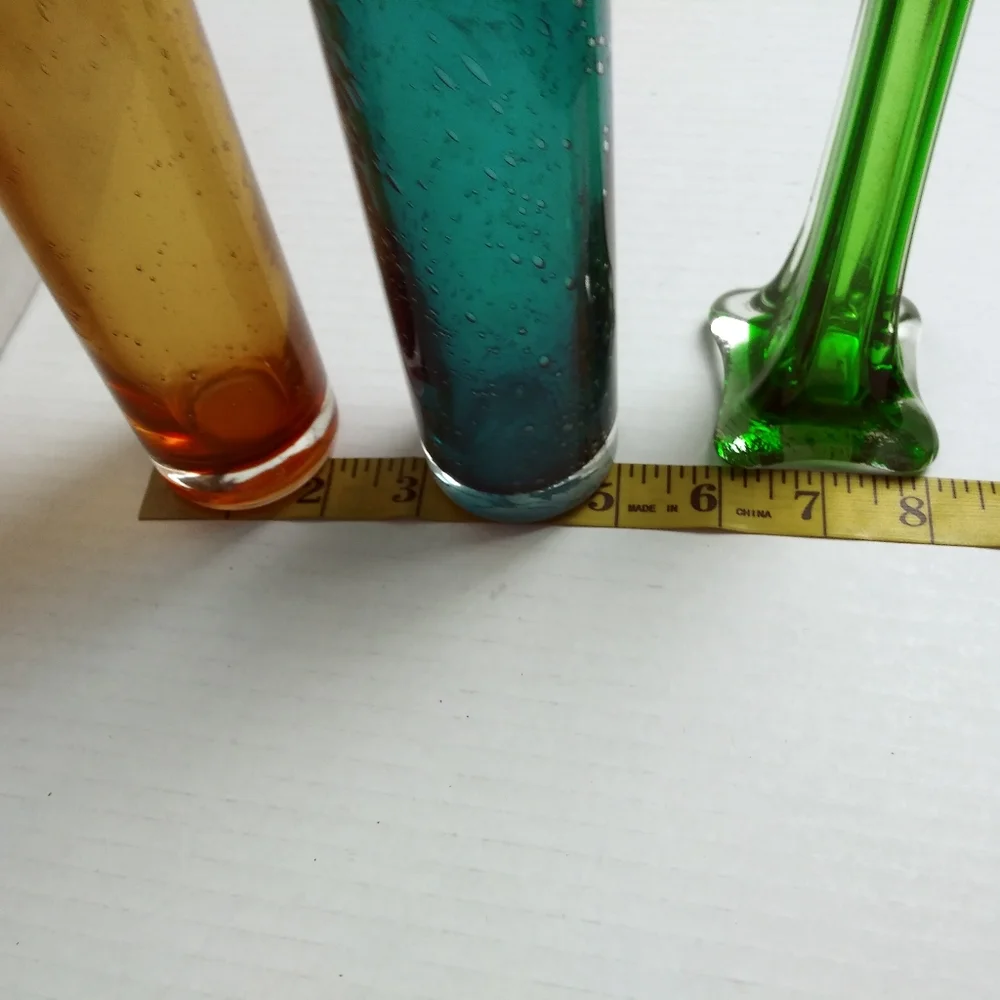 Bund Vases Glass Vintage Bud Vases Bundle Of 3